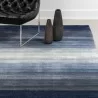 Sunpan Lagos Hand-Loomed Rug - Blue in 5' X 8' / 8' X 10' / 9' X 12' - Lifestyle - Sunpan Lagos Hand-Loomed Rug - Blue in 5' X 8' / 8' X 10' / 9' X 12' - Lifestyle