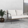 Sunpan Milan 2 Seater Sofa Regency White / Stinson White - Lifestyle