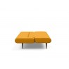 Innovation Living Unfurl Sofa in Elegance Burned Curry Fabric - Fully Folded Side View