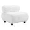Zuo Modern Rahat Accent Chair in White - Angled