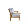 Tortuga Outdoor  Teak Club Chair- Side