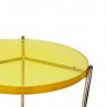 Bellini Bolt End Table 18" Green, Pink, Yellow Top/ 21" Green, Pink, Yellow Top/ 24" Green, Pink, Yellow Top- Closeup Angle