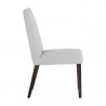 Sunpan Tory Dining Chair Light Grey - Side View