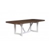 Alpine Furniture Donham Two Tone Dining Table - Front Side Angle