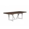 Alpine Furniture Donham Two Tone Dining Table - Front Side Angle - Alpine Furniture Donham Two Tone Dining Table - Front Side Angle
