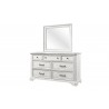 Alpine Furniture Clara Dresser - Front Side View