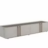 Sunpan Jamille Media Console and Cabinet - Front Side Angle - Sunpan Jamille Media Console and Cabinet - Front Side Angle