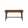 Alpine Furniture Flynn Large Desk, Acorn - Front Angle - Alpine Furniture Flynn Large Desk, Acorn - Front Angle