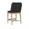 Sunpan Sorrento Counterstool Regency Black - Back Side Angle