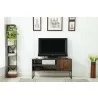 Crawford and Burke Westby Natural Wood and Metal 48" TV Stand, Lifestyle - Crawford and Burke Westby Natural Wood and Metal 48" TV Stand, Lifestyle