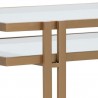 Sunpan Lizette Desk - Closeup Top Angle