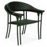Woodard Barlow Stackable Dining Arm Chair - Stacked