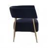 Sunpan Maestro Lounge Chair Danny Navy - Side Angle