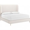 Sunpan Tierra Bed King Bergen Taupe - Front Side Angle