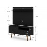 Manhattan Comfort Tribeca 53.94 Mid-Century Modern TV Stand and Panel with Media and Display Shelves
