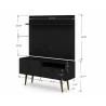 Manhattan Comfort Tribeca 53.94 Mid-Century Modern TV Stand and Panel with Media and Display Shelves - Manhattan Comfort Tribeca 53.94 Mid-Century Modern TV Stand and Panel with Media and Display Shelves