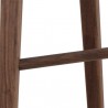 Sunpan Dominic Counter Stool in Walnut - Base Angle