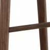 Sunpan Dominic Counter Stool in Walnut - Base Angle - Sunpan Dominic Counter Stool in Walnut - Base Angle