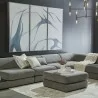 Sunpan Harmony Modular in Corner Chair - Danny Dark Grey - Lifestyle - Sunpan Harmony Modular in Corner Chair - Danny Dark Grey - Lifestyle