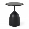 Mercana Talulla 16.5L x 16.5W x 19.7H Matte Black Metal Accent Table 4
