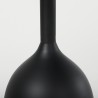 Mercana Talulla 16.5L x 16.5W x 19.7H Matte Black Metal Accent Table 2