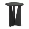 Mercana Mattius Black Wood Accent Table - Mercana Mattius Black Wood Accent Table
