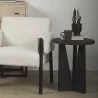 Mercana Mattius Black Wood Accent Table 2 - Mercana Mattius Black Wood Accent Table 2
