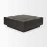 Mercana Hayden Dark Brown Wood Square Coffee Table 1