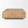 Mercana Hayden Light Brown Wood Square Coffee Table  - Mercana Hayden Light Brown Wood Square Coffee Table 