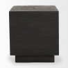 Mercana Hayden  Dark Wood End/Side Table Front