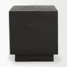Mercana Hayden  Dark Wood End/Side Table Front - Mercana Hayden  Dark Wood End/Side Table Front