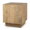 Mercana Hayden  Light Wood End/Side Table Side - Mercana Hayden  Light Wood End/Side Table Side