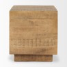 Mercana Hayden  Light Wood End/Side Table Front