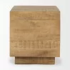 Mercana Hayden  Light Wood End/Side Table Front - Mercana Hayden  Light Wood End/Side Table Front