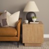 Mercana Hayden  Light Wood End/Side Table 1