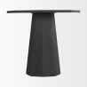 Mercana Maxine Hexagonal Black Wood Foyer Table 2
