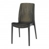 Rue Stack-able Rattan Dinning Chair - Metallic Bronze - Front Angled