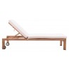 Zuo Modern Cozumel Lounge Chair Beige and Natural - Side