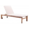 Zuo Modern Cozumel Lounge Chair Beige and Natural - Angled and Tilted