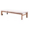 Zuo Modern Cozumel Lounge Chair Beige and Natural - Angled and Folded