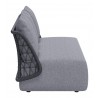 Zuo Modern Mekan Sofa in Gray - Side View