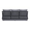 Zuo Modern Mekan Sofa in Gray - Back View