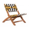 Zuo Modern Sunbeam Lounge Chair Multicolor - Angled