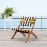 Zuo Modern Sunbeam Lounge Chair Multicolor - Lifestyle