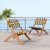 Zuo Modern Sunbeam Lounge Chair Multicolor - Lifestyle 2