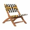 Zuo Modern Sunbeam Lounge Chair Multicolor - Angled View - Zuo Modern Sunbeam Lounge Chair Multicolor - Angled View