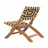 Zuo Modern Sunbeam Lounge Chair Multicolor - Back Angled - Zuo Modern Sunbeam Lounge Chair Multicolor - Back Angled