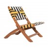 Zuo Modern Sunbeam Lounge Chair Multicolor - Angled View