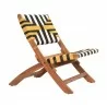 Zuo Modern Sunbeam Lounge Chair Multicolor - Angled View - Zuo Modern Sunbeam Lounge Chair Multicolor - Angled View