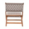 Zuo Modern Tide Lounge Chair Multicolor - Back View